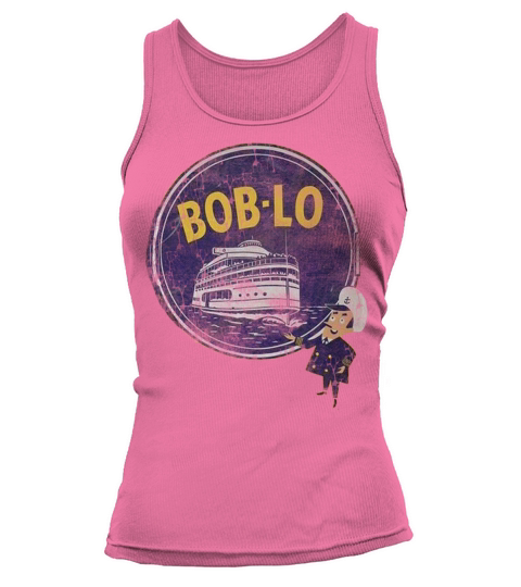 Vintage Retro Classic Cute Detroit Boblo Island Women's Tank Top