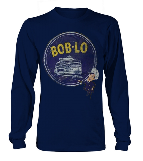 Vintage Retro Classic Cute Detroit Boblo Island Women's Long Sleeve