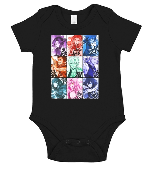 Slayer Demon Anime Cool Short Sleeve Baby One-Piece