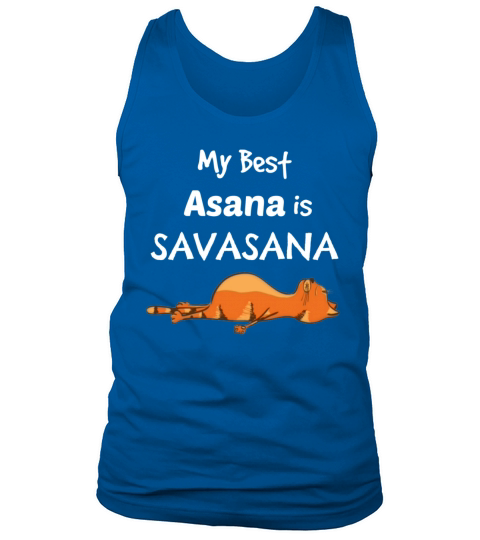 Yoga Cat - my best asana Men's Tank Top