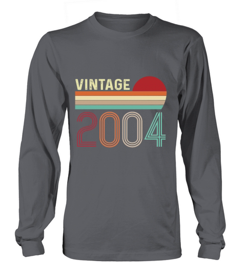Vintage 2004 Funny 16 Years Old Boys and Girls 16t Men's Long Sleeve