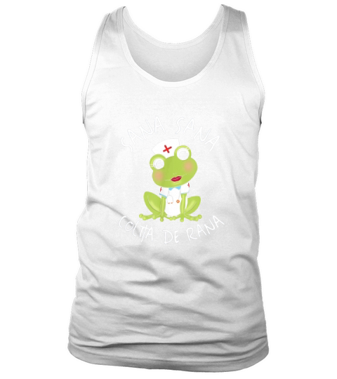 Sana Sana Colita De Rana Cute Mexican Nurse Men's Tank Top