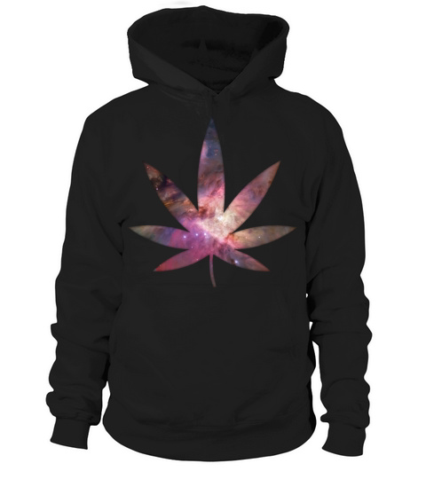 Pot Leaf - Galaxy Texture Women's Hoodie
