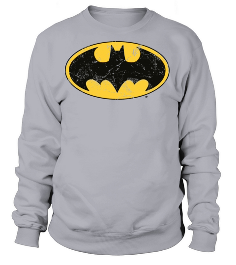 Justice League Batman Logo Vintage Women's Sweatshirt