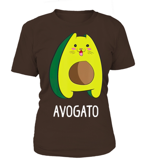 Avagato Cat Design Avogato Avocado Gift Women's T-Shirt