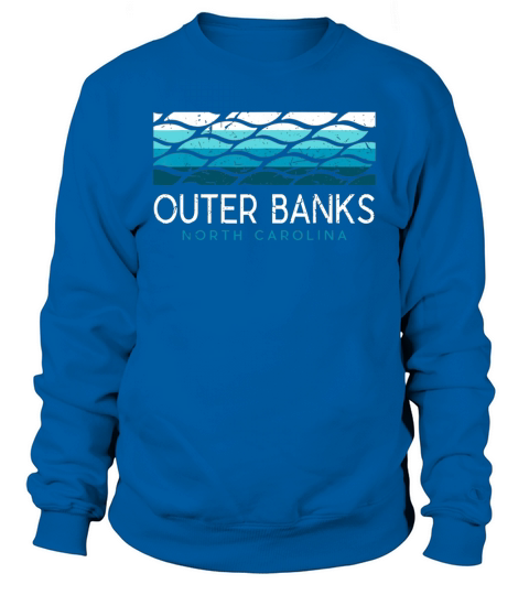 Outer Banks North Carolina T Shirt OBX NC Water Vintage Sweatshirt Unisex
