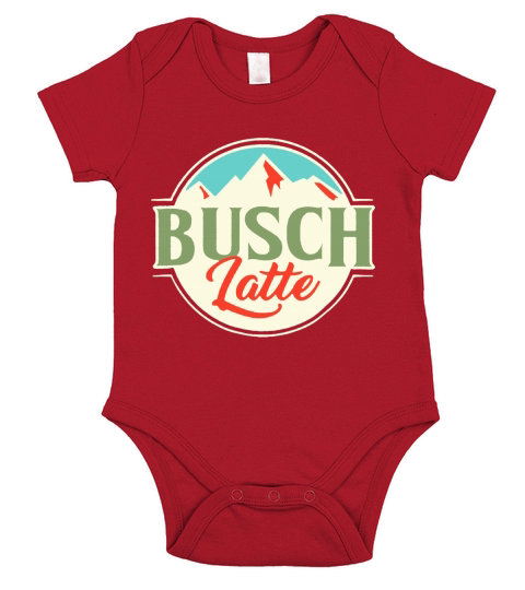 Vintage Busch Light Busch Latte - Trucker Cap Short Sleeve Baby One-Piece