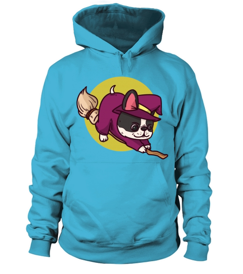 Witch costume Halloween horror broom witches Women's Hoodie