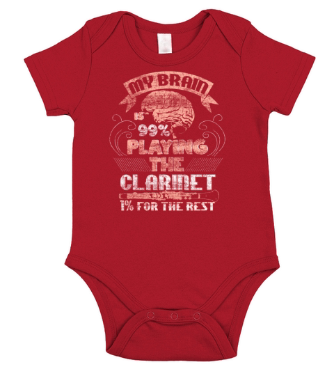 Clarinet gift Short Sleeve Baby One-Piece