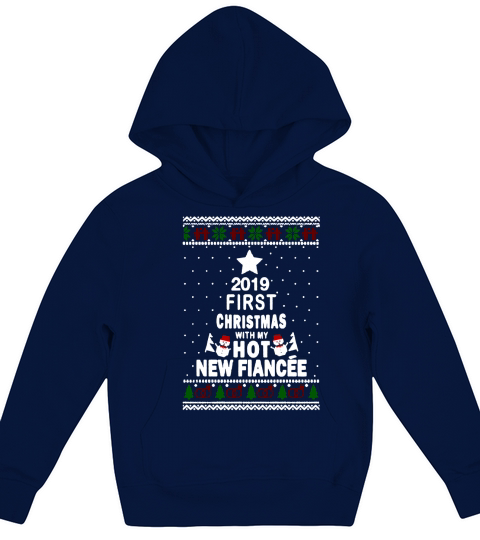 2019 erstes Weihnachten mit meinem heißen neuen Verlobten Kids Hoodie