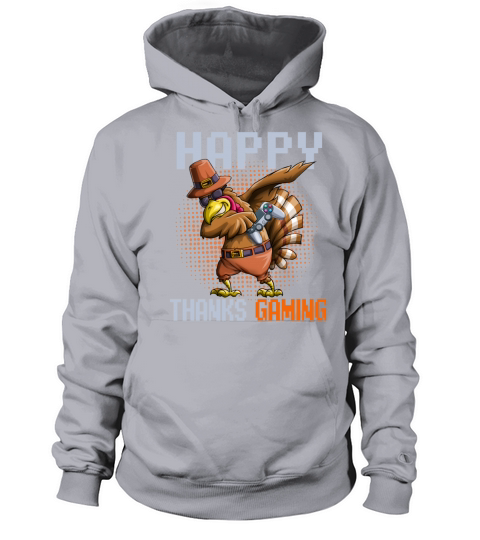 Happy Thanks Gaming Dabbing Turkey Video Gamer Tha Women's Hoodie