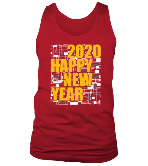 Year Of The Rat Happy New Year 2020 January 1st Men's Tank Top