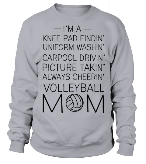 Volleyball Mom Checklist Women's Sweatshirt