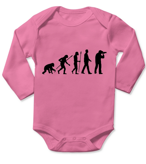 evolution of a photographer - Unisex Long Sleeve Long Sleeve Baby One-Piece