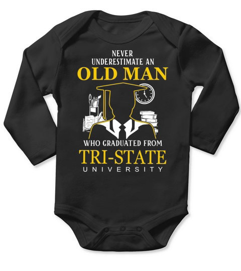 Tri State University - Coffee Mug (colored) Long Sleeve Baby One-Piece