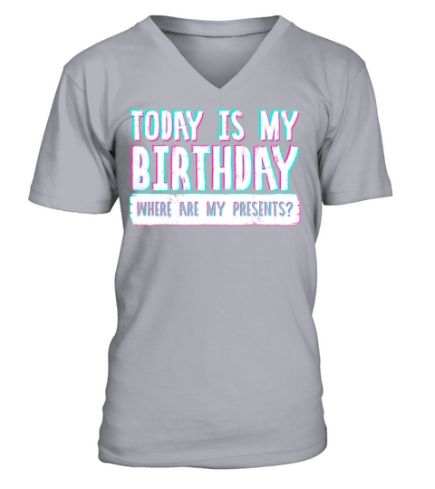 Happy Birthday Present Statement Men's V-Neck T-shirt
