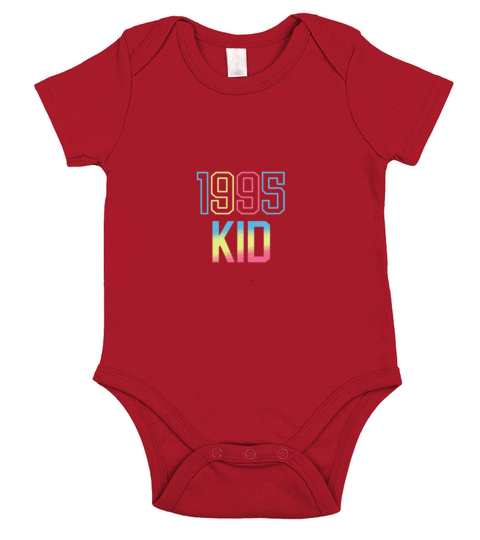 1995 Kid Birth Year Short Sleeve Baby One-Piece