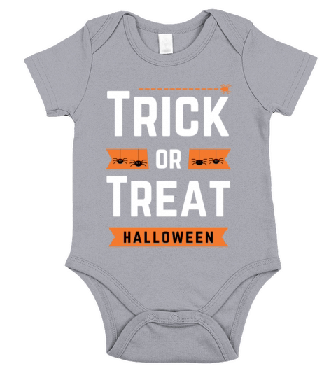 Trick or Treat Short Sleeve Baby One-Piece