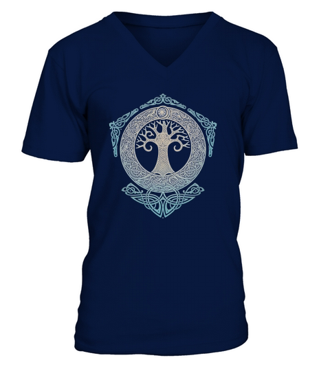 Yggdrasil_Tree of Life V-Neck T-shirt
