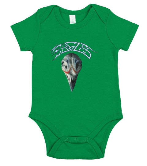 Eagles Greatest Hits Distressed Logo Short Sleeve Baby One-Piece