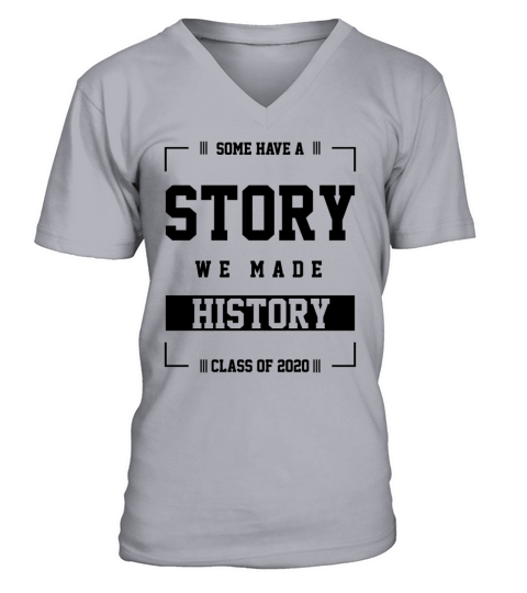 Gift Cool Some Have a Story Senior Graduate Men's V-Neck T-shirt