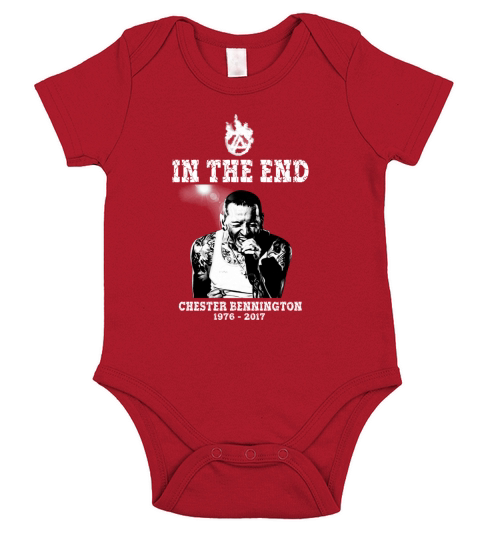 In The End Chester Bennington Short Sleeve Baby One-Piece
