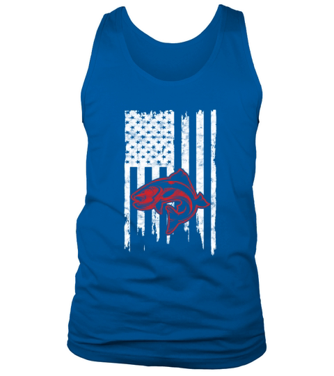 Bass Flag Fishing Fisher Fisherman Gifts Men's Tank Top