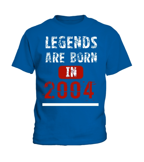 Legends Are Born In 2004 Kids T-Shirt