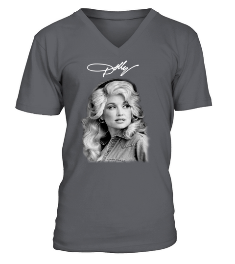 Dolly Parton Classic Signature shirt V-Neck T-shirt