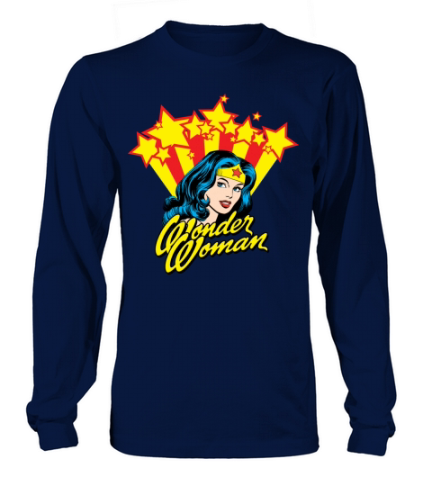 Wonder Woman Stars Women's Long Sleeve