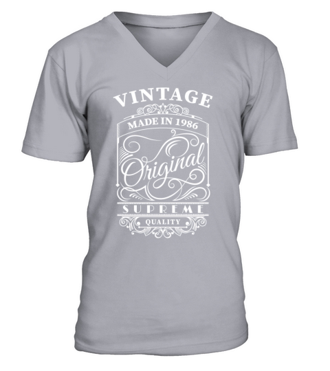Vintage made in 1986 Men's V-Neck T-shirt