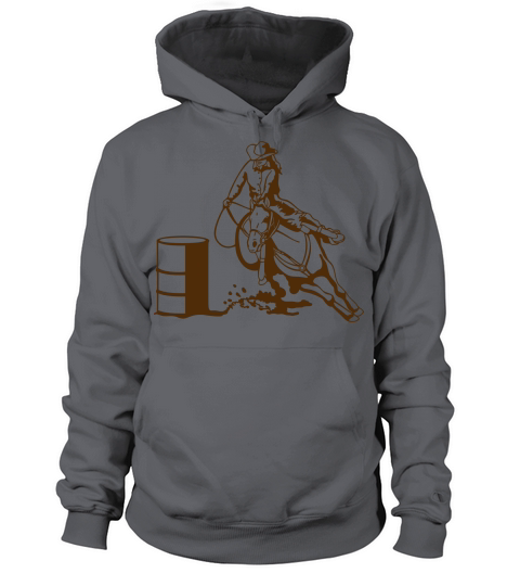 Barrel Race Girl Lady westernriderin Men's Hoodie