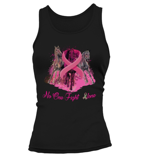 Horse With Breast Cancer Awareness Women Women's Tank Top