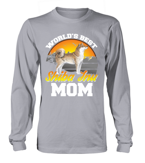 Japanese Kawaii Worlds Best Shiba Inu Mom Spitz Br Men's Long Sleeve