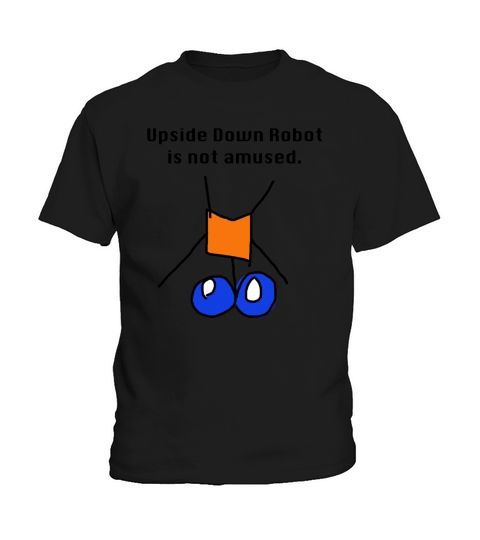 Upside Down Robot Kids T-Shirt