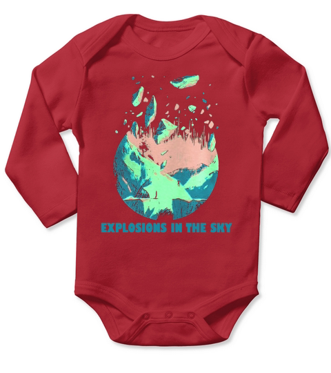 Explosions in the Sky Band Tshirt Long Sleeve Baby One-Piece