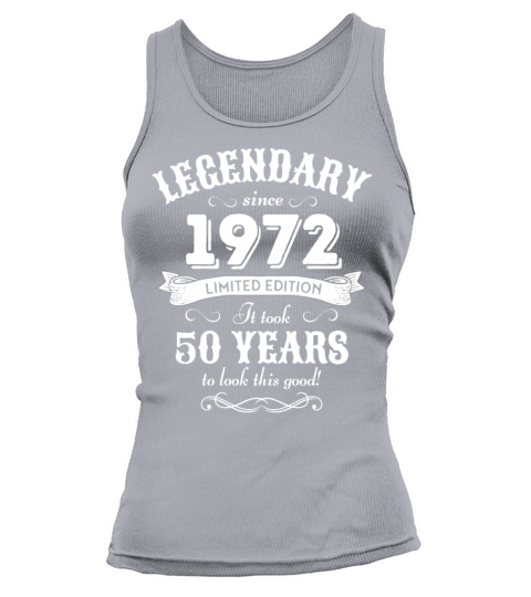 50th Birthday 50 Years Born In 1972 Tank top Woman