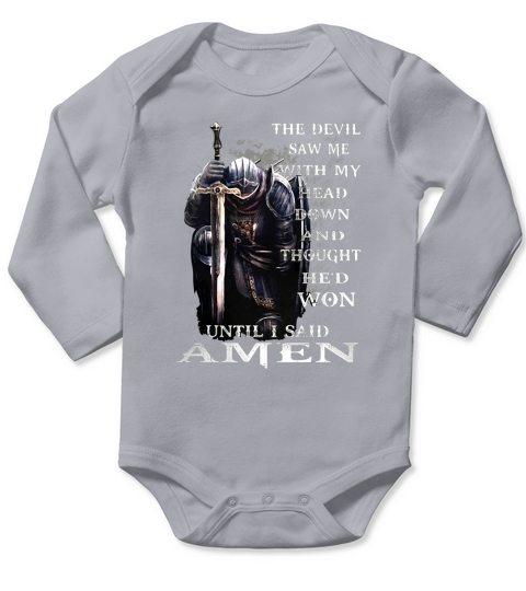 The Devil Saw Me Frontside - Unisex Long Sleeve Long Sleeve Baby One-Piece