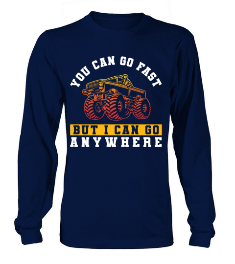 Retro Vintage You Can Go Fast But Men's Long Sleeve