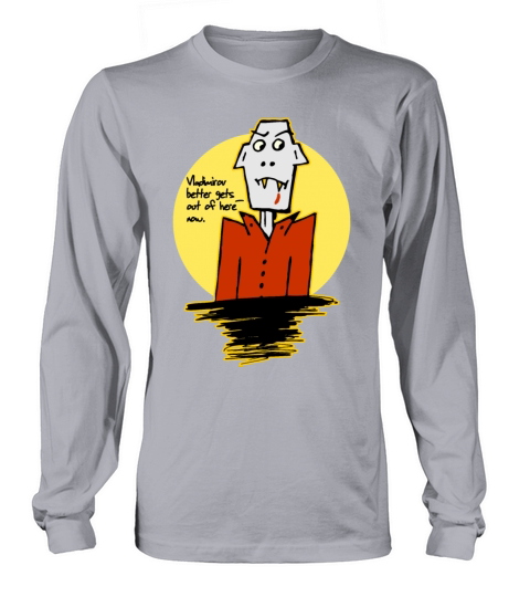 Nosferatu Dude vanishing before sunrise - Vampire Men's Long Sleeve