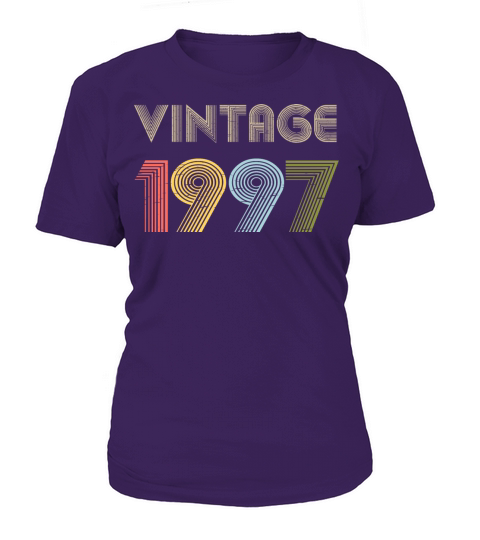 24th Birthday Vintage Shirt Born In 1997 Gift Tee Women's T-Shirt