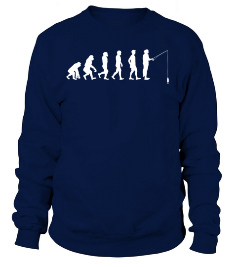 Fishing evolution angler fisherman gift Women's Sweatshirt