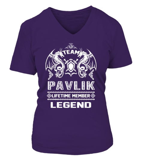 PAVLIK team lifetime member legend V-neck T-Shirt Woman