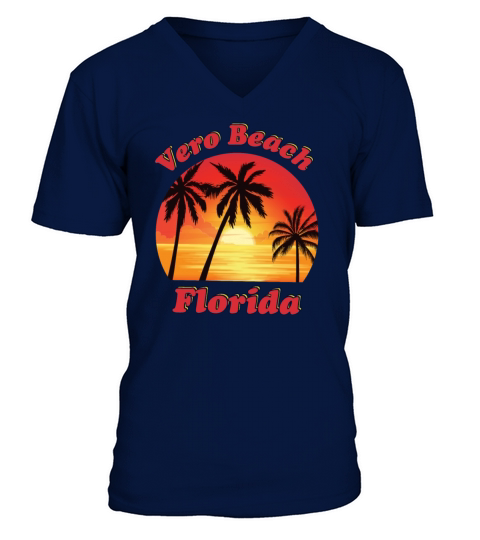 Vero Beach Florida Men's V-Neck T-shirt