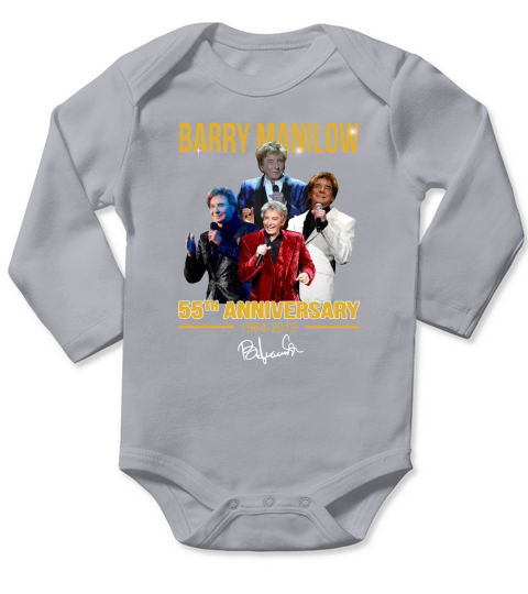 Barry Manilow 55th anniversary 1964-2019 signature shirt Long Sleeve Baby One-Piece