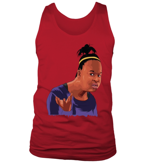 Confused Black Girl Meme Men's Tank Top