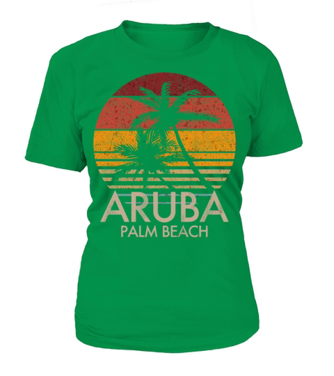 Palm Beach Aruba Spring Break Palms A Women's T-Shirt