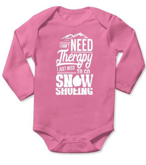Snowshoe Snowshoes Snowshoeing Hiking Hiker Long Sleeve Baby One-Piece