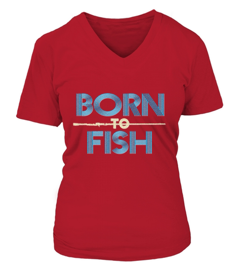 Fishing Angling Fish Fisher Fisherman Angler Gift Women's V-Neck T-shirt