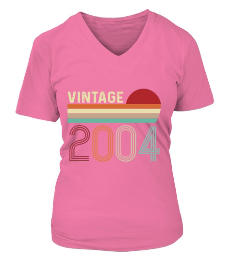 Vintage 2004 Funny 16 Years Old Boys and Girls 16t Women's V-Neck T-shirt